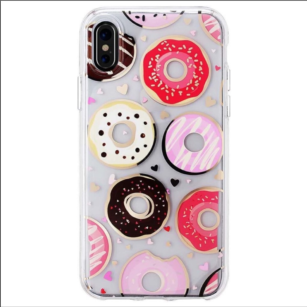 Clear Donuts iPhone Case
